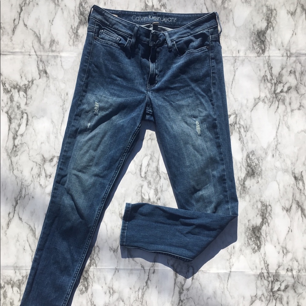 💀 Calvin Klein Ankle Skinny Jeans Size 6